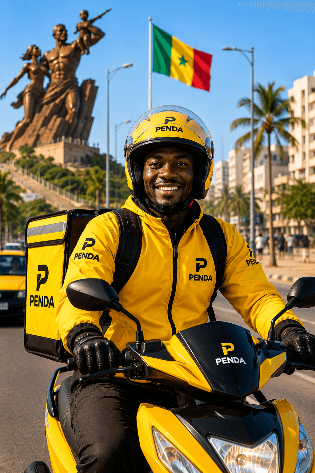 Coursier PENDA à Dakar